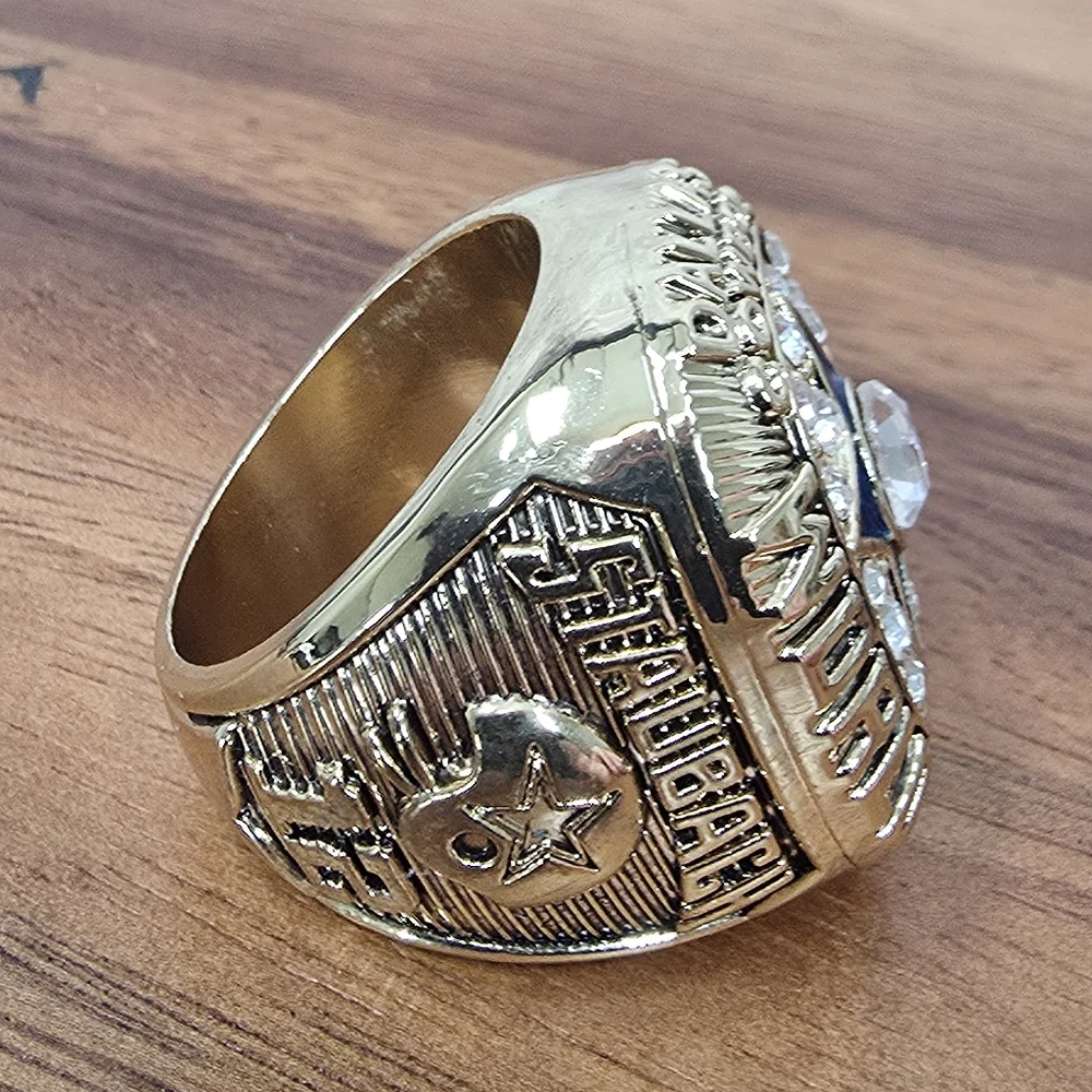 Dallas Cowboys Championship Ring Size 11‎ Staubach Gold Fan Edition 1971